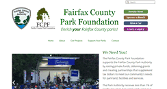 Desktop Screenshot of fairfaxparkfoundation.org
